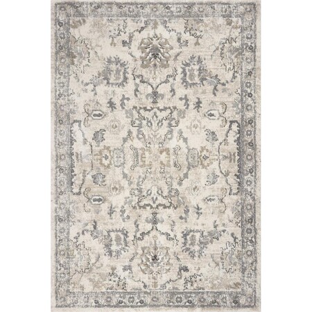 Palacedesigns Polypropylene Ivory Area Rug - 5 ft. 3 in. x 7 ft. 7 in. PA3666291